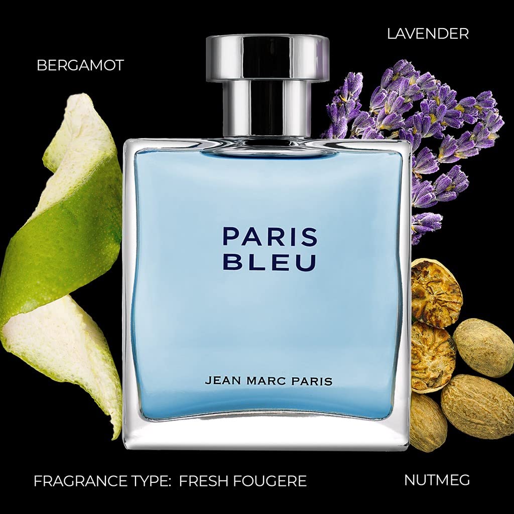 Foto 3 pulgar | Perfume Jean Marc Paris Paris Bleu Homme Eau De Toilette 100 Ml - Venta Internacional.