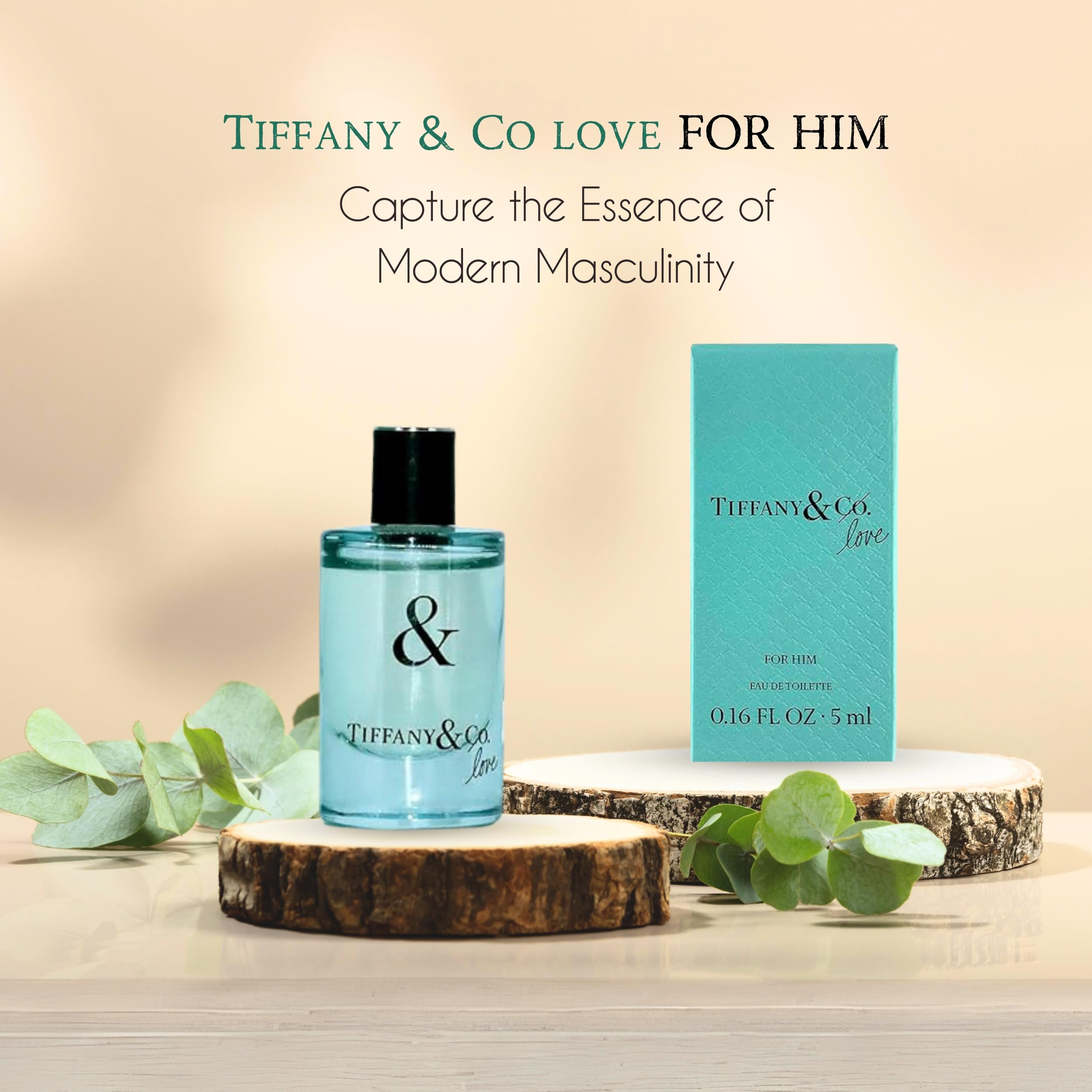 Foto 5 | Perfumes Tiffany & Co. Eau De Toilette Love For Him, 5 Ml - Venta Internacional.