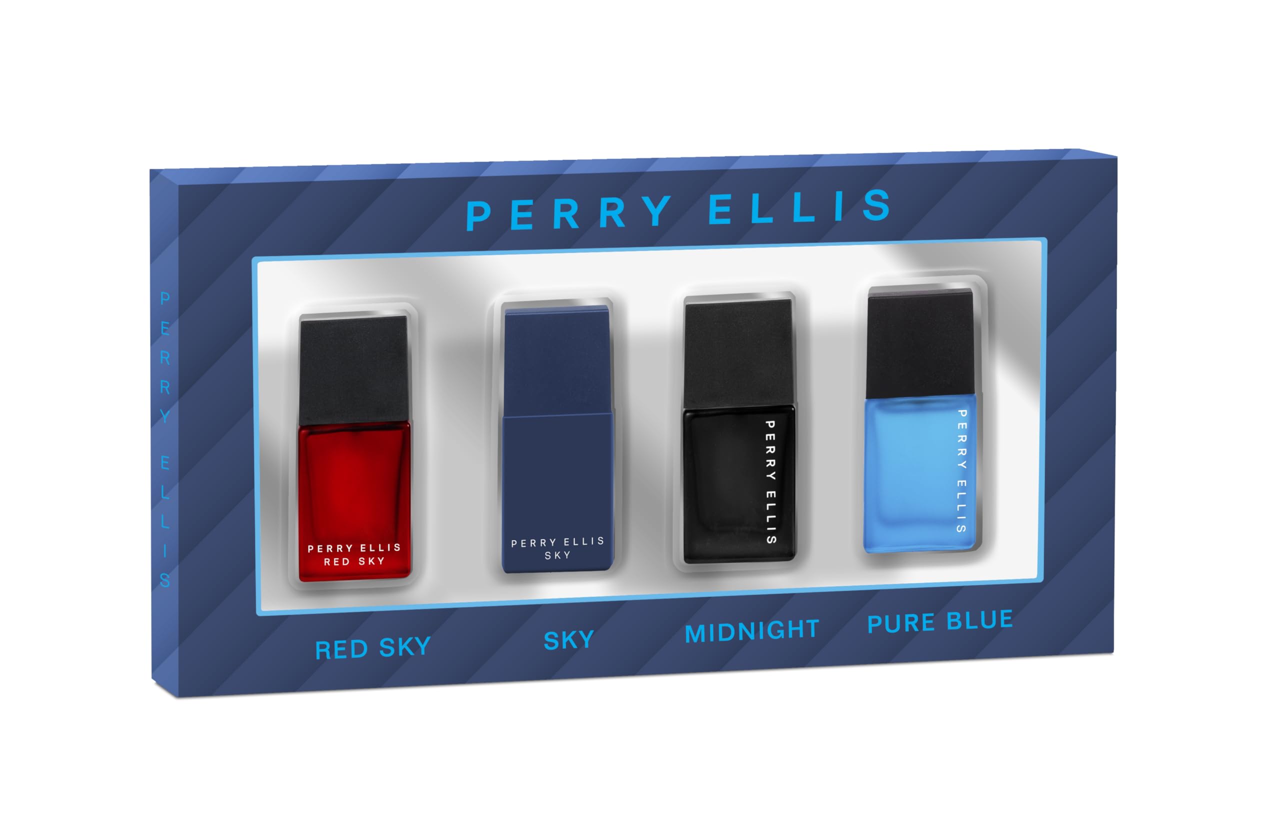 Set De Regalo Perfume Perry Ellis Mini Coffret, 4 X 7 Ml, Para Hombre - Venta Internacional.