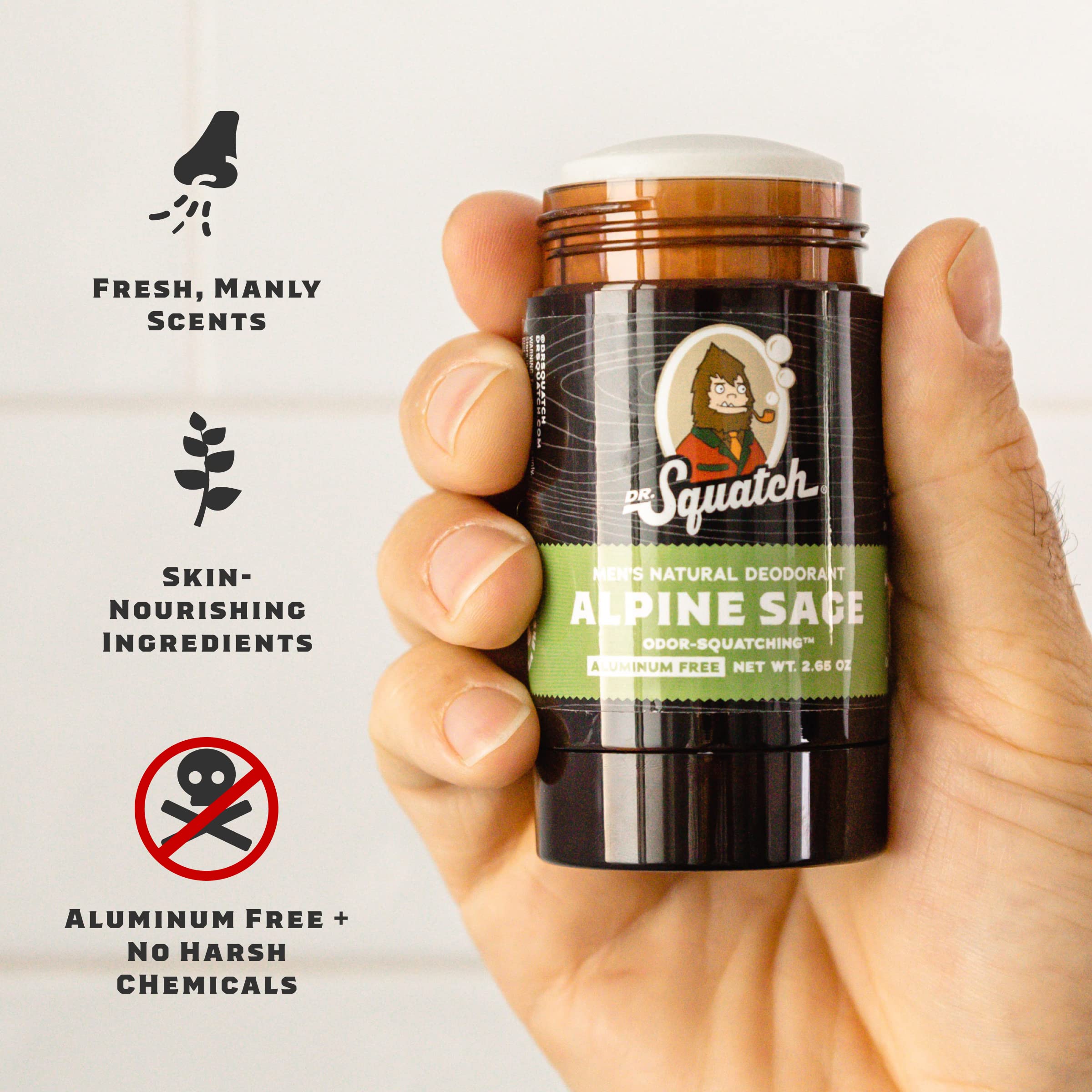 Foto 6 pulgar | Desodorante Dr. Squatch De Alquitrán De Pino Natural Para Hombre, 80 Ml, Paquete De 3 - Venta Internacional.
