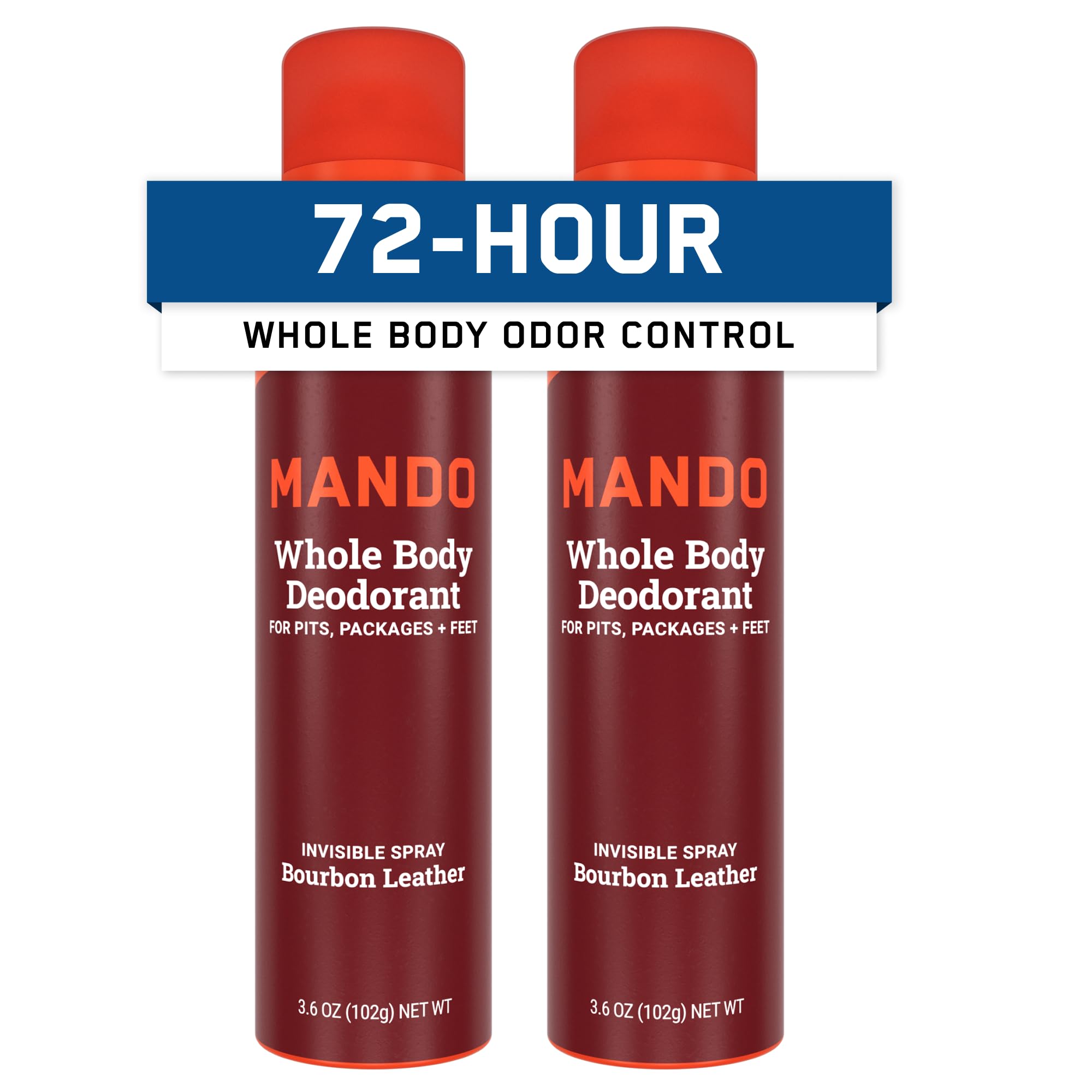 Desodorante En Aerosol Mando Whole Body Para Hombre, 100 Ml, 72 Horas, Control De Olores - Venta Internacional.