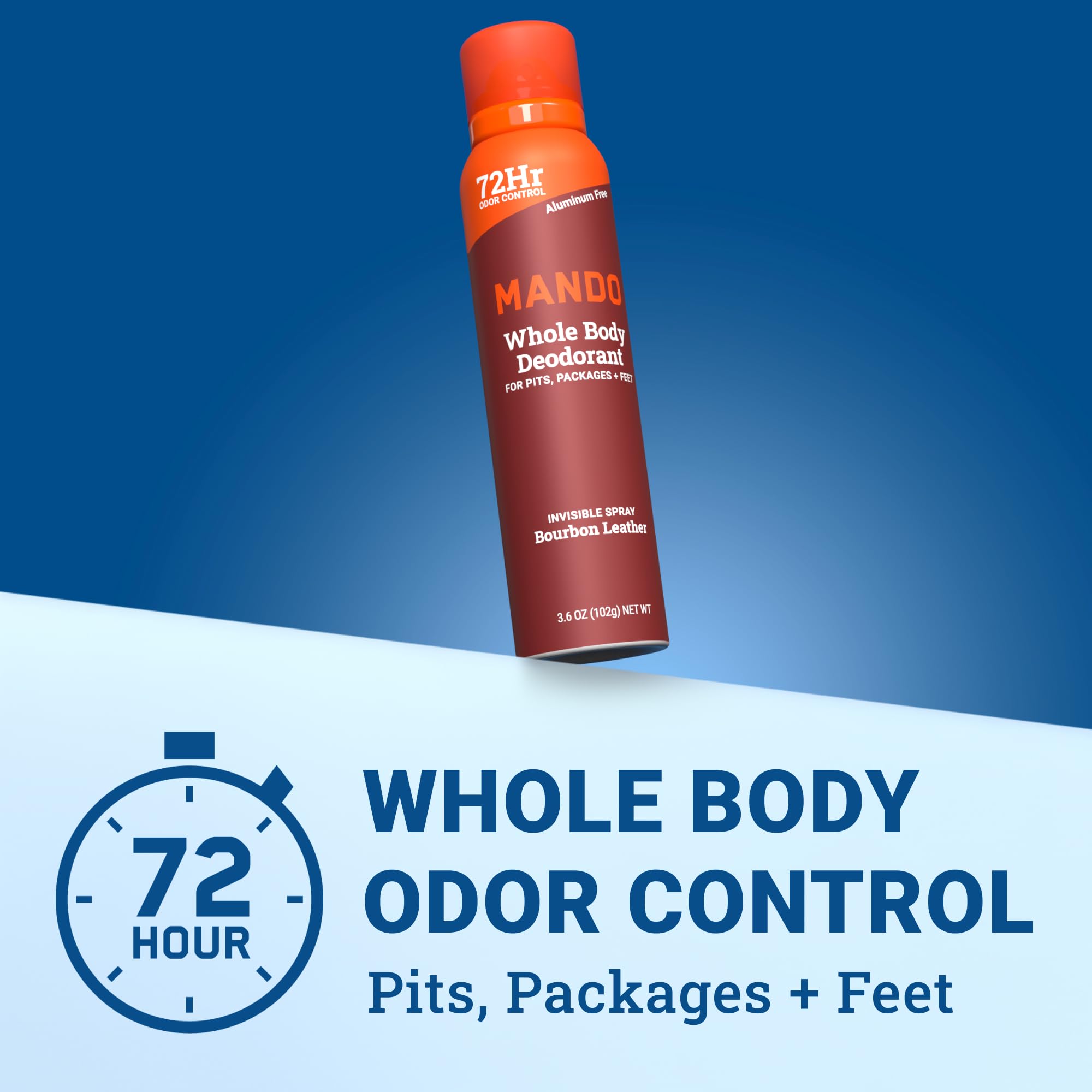 Foto 3 pulgar | Desodorante En Aerosol Mando Whole Body Para Hombre, 100 Ml, 72 Horas, Control De Olores - Venta Internacional.