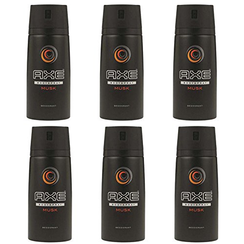 Desodorante Corporal En Aerosol Axe Musk Men 150 Ml, Paquete De 6 - Venta Internacional.