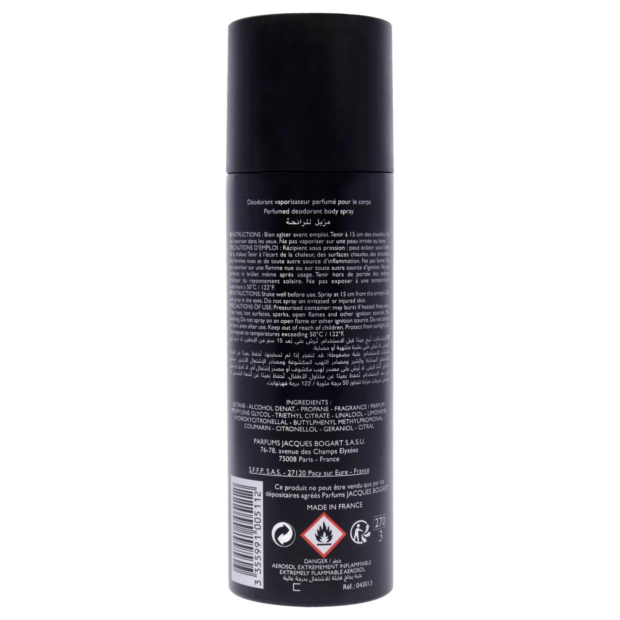 Foto 3 pulgar | Spray Corporal Jacques Bogart Silver Scent Para Hombre, 200 Ml - Venta Internacional.