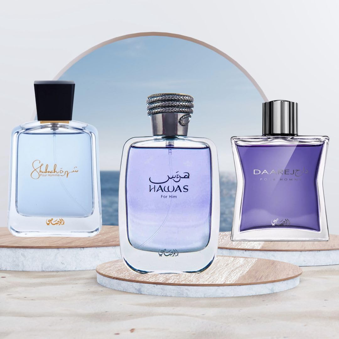 Foto 7 pulgar | Perfume Rasasi Hawas, Daarej, Shuhrah Eau De Parfum Para Hombre - Venta Internacional.