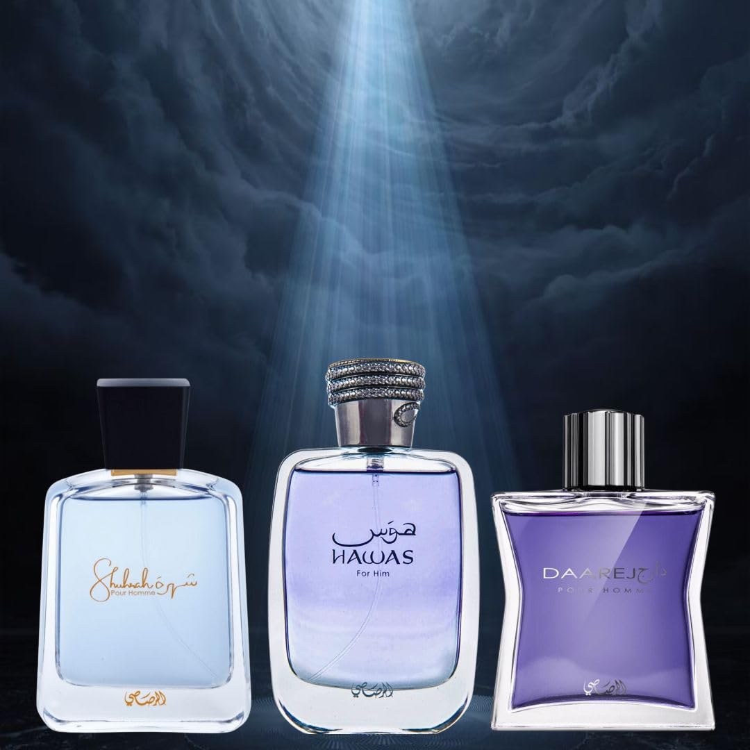 Foto 8 pulgar | Perfume Rasasi Hawas, Daarej, Shuhrah Eau De Parfum Para Hombre - Venta Internacional.