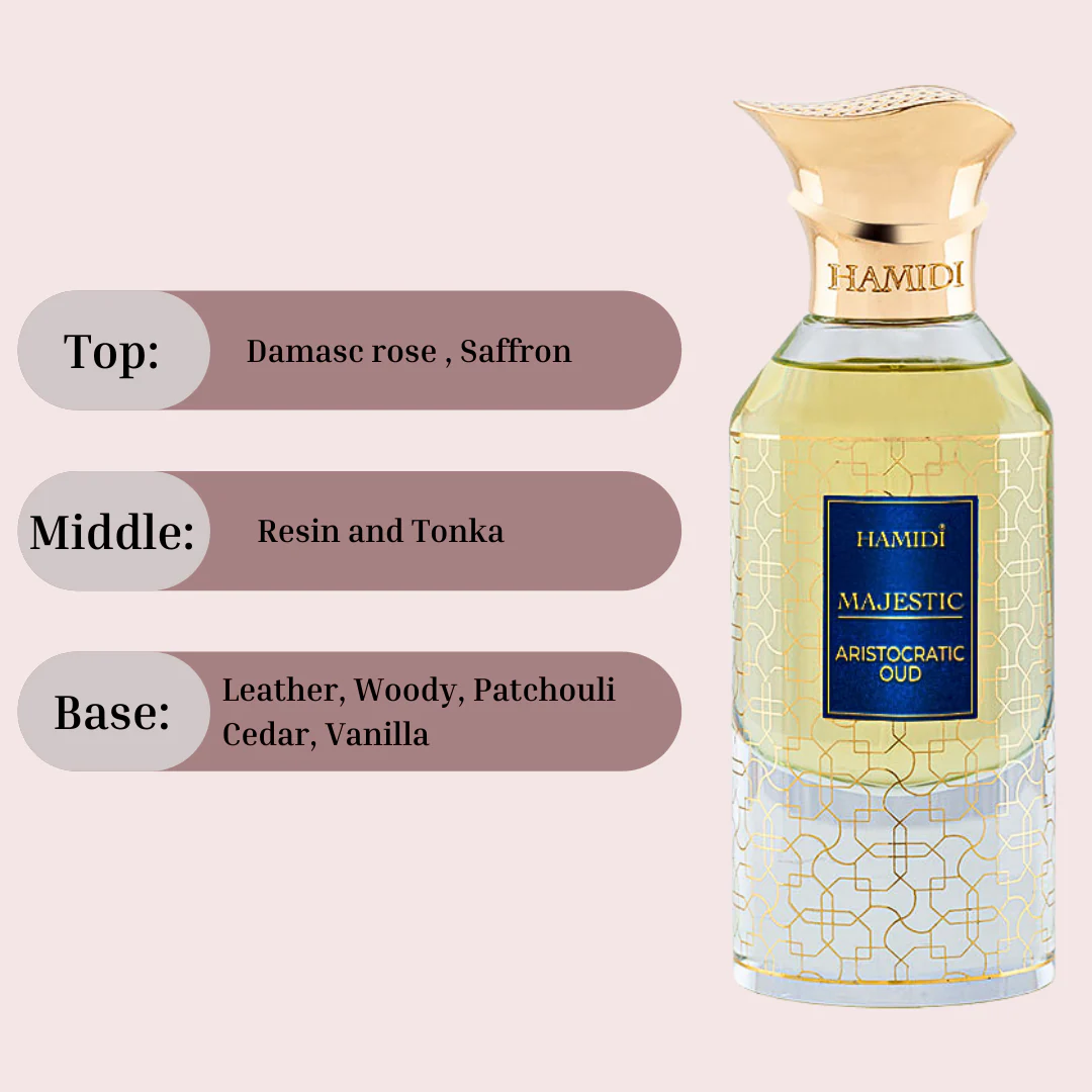 Foto 4 pulgar | Perfume Hamidi Aristocratic Oud Unisex 85 ml