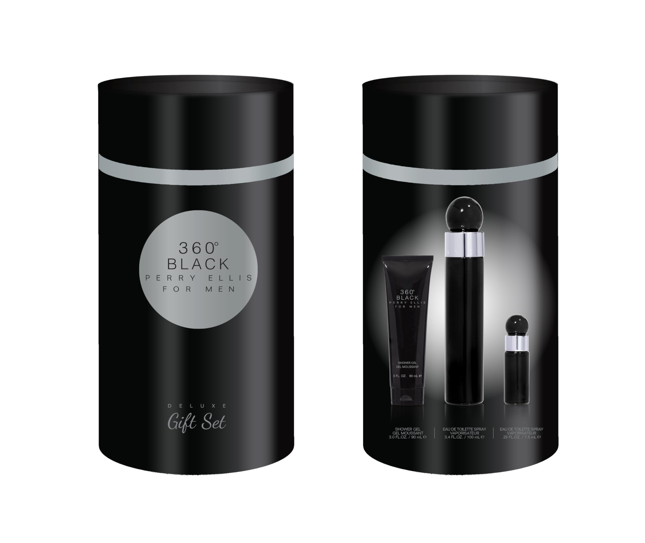 Foto 3 pulgar | Set de Regalo Perfume Perry Ellis 360 Black para Hombre 100 ml  - Venta Internacional