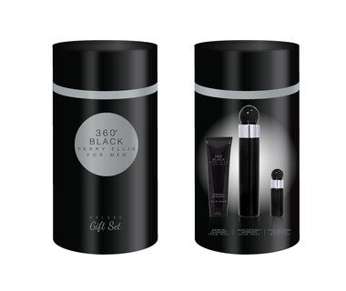 Foto 2 | Set de Regalo Perfume Perry Ellis 360 Black para Hombre 100 ml - Venta Internacional