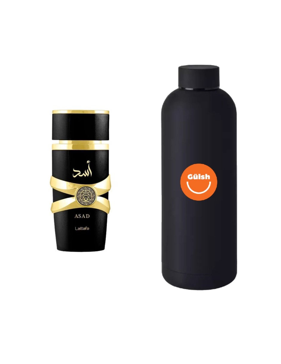 Foto 1 | Asad Eau De Parfum + Termo De Agua De Regalo Güish