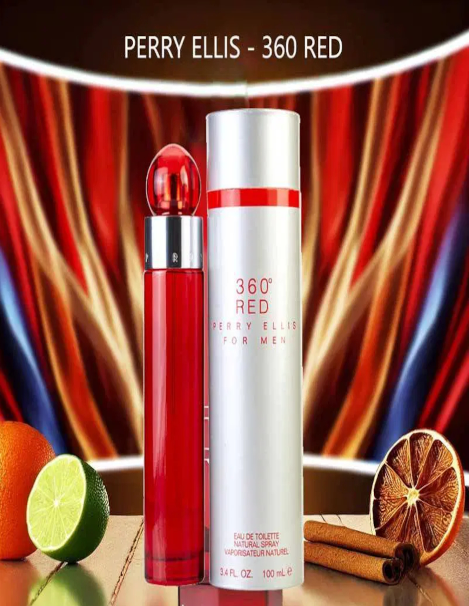 Foto 6 | Perfume Perry Ellis 360° Red Edt + Termo de Agua de Regalo Güish