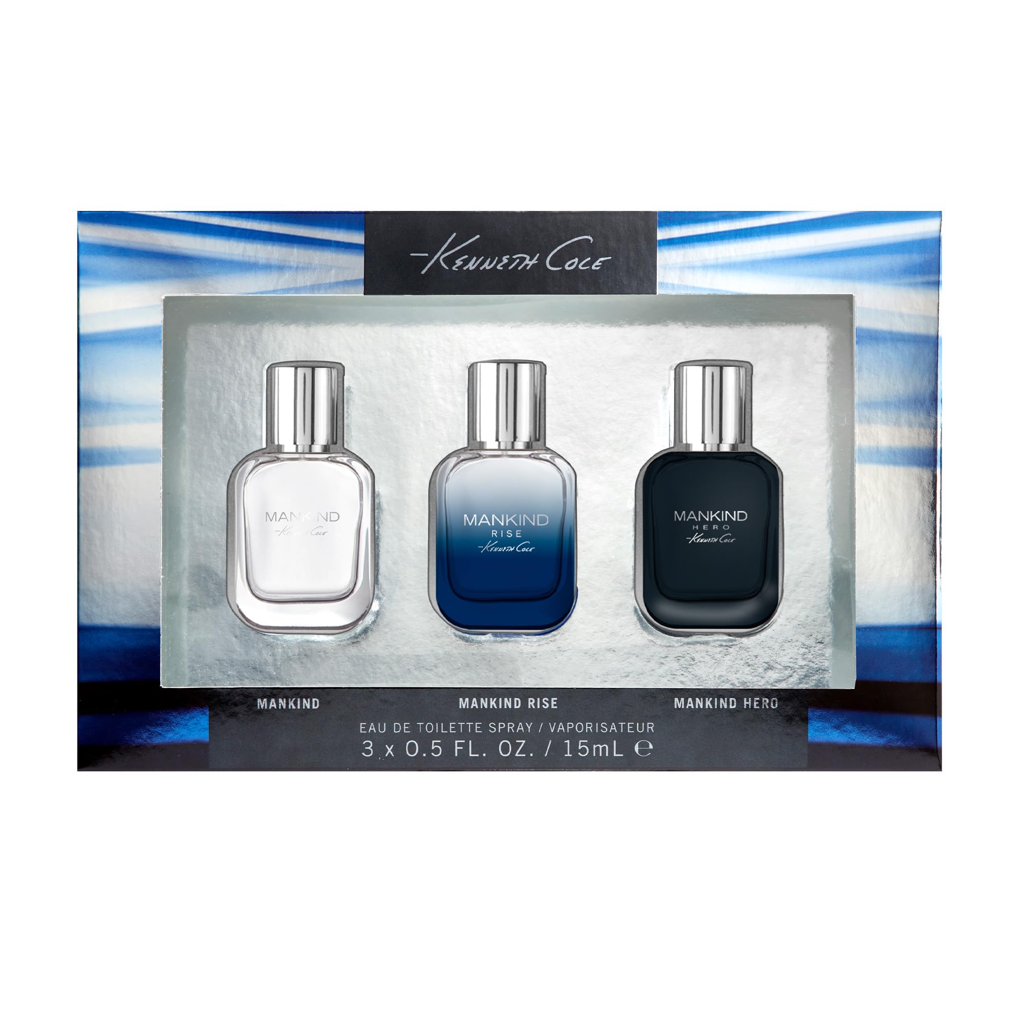 Set De Regalo Perfume Kenneth Cole Mankind Coffrett De 3 Piezas Para Hombre - Venta Internacional.