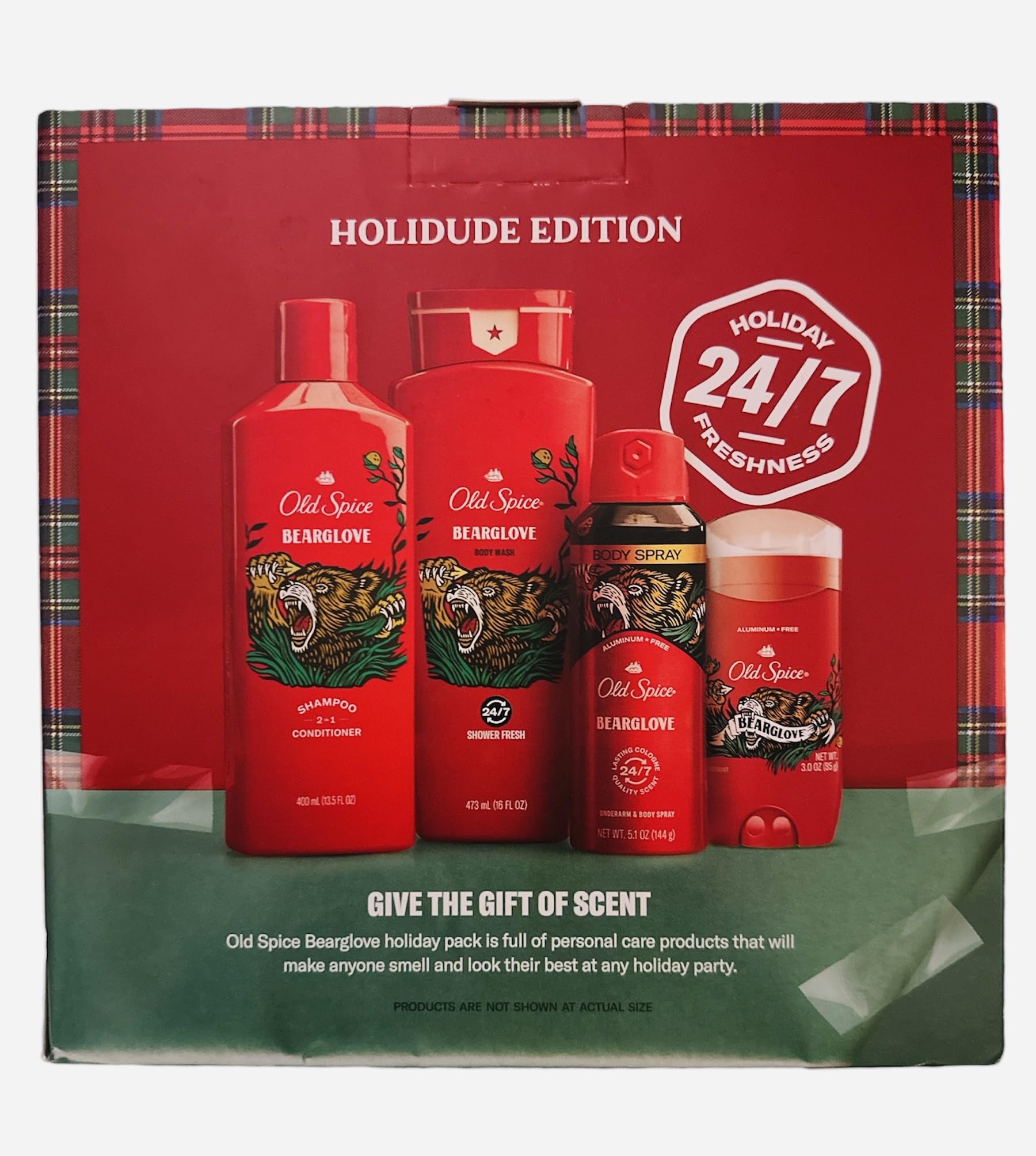 Foto 3 pulgar | Set De Regalo Old Spice Bearglove De 3 Piezas - Venta Internacional.