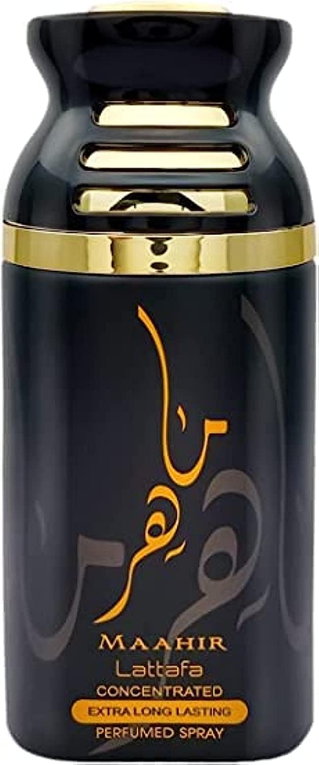 Desodorante Perfumado En Aerosol Lattafa Maahir, 200 Ml, Unisex - Venta Internacional.