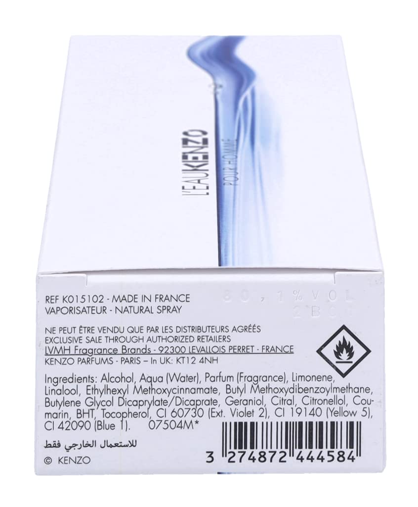 Foto 7 pulgar | Perfume Kenzo L'eau Kenzo Pour Homme Eau De Toilette 100 Ml - Venta Internacional.
