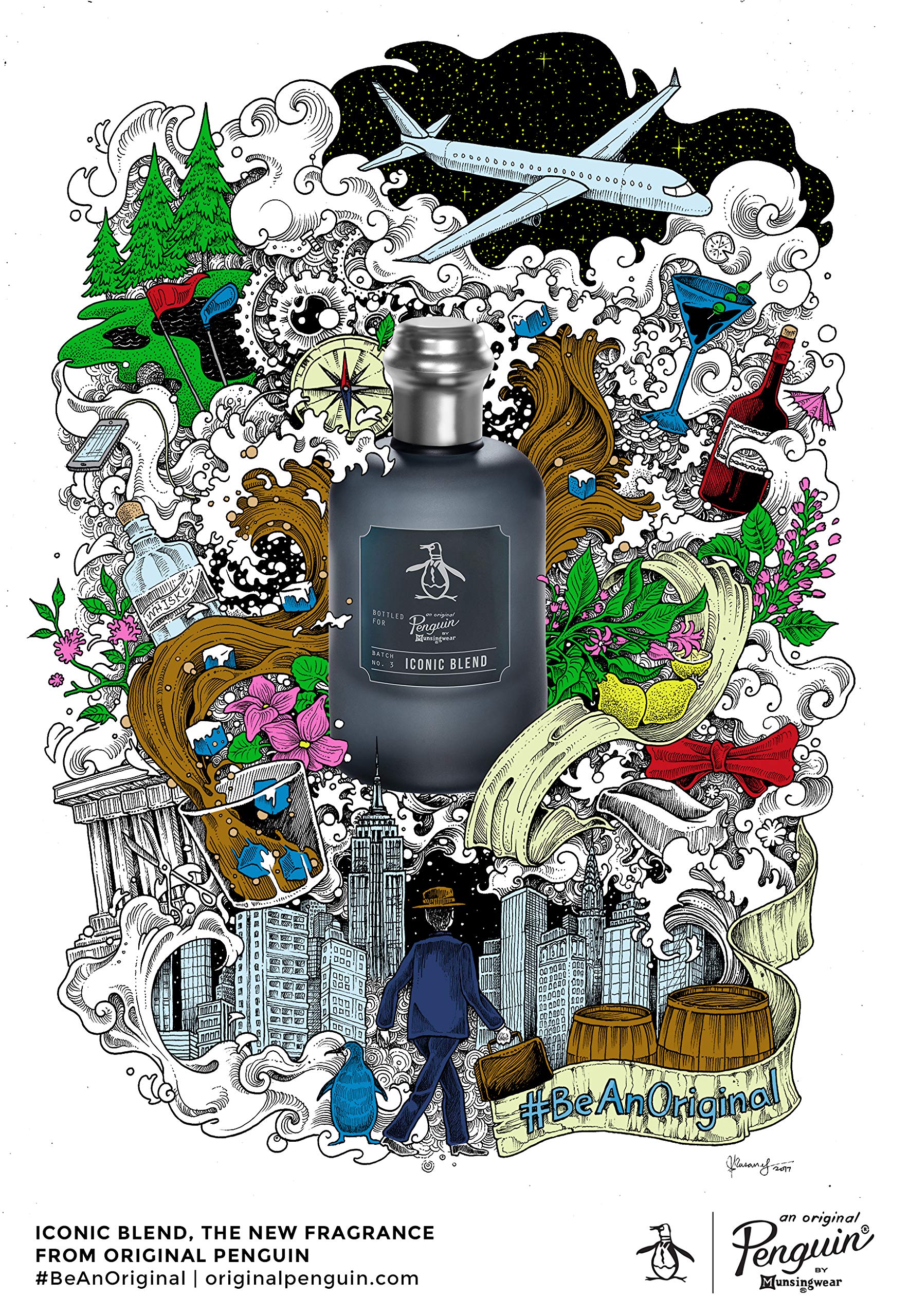 Foto 4 pulgar | Perfume Original Penguin Iconic Blend 100 Ml Para Hombre - Venta Internacional.