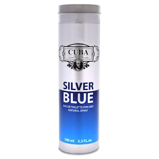 Foto 3 | Perfume Cuba Silver Blue Eau De Toilette 100 Ml Para Hombre - Venta Internacional.