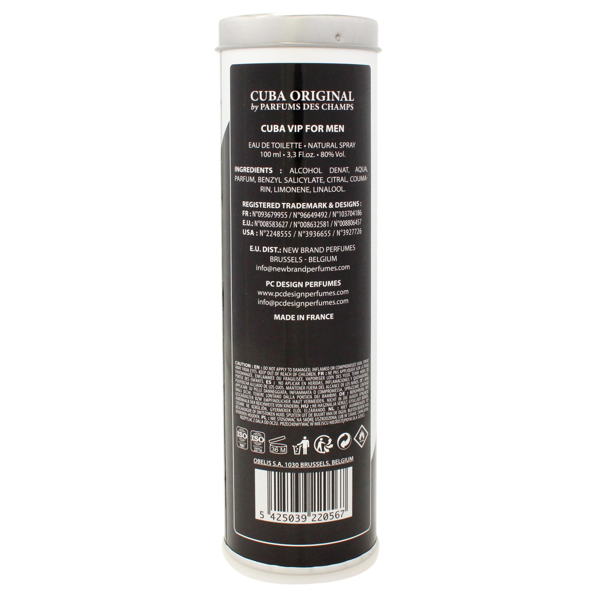 Foto 5 | Perfume Cuba Vip Eau De Toilette En Aerosol Para Hombre, 100 Ml - Venta Internacional.