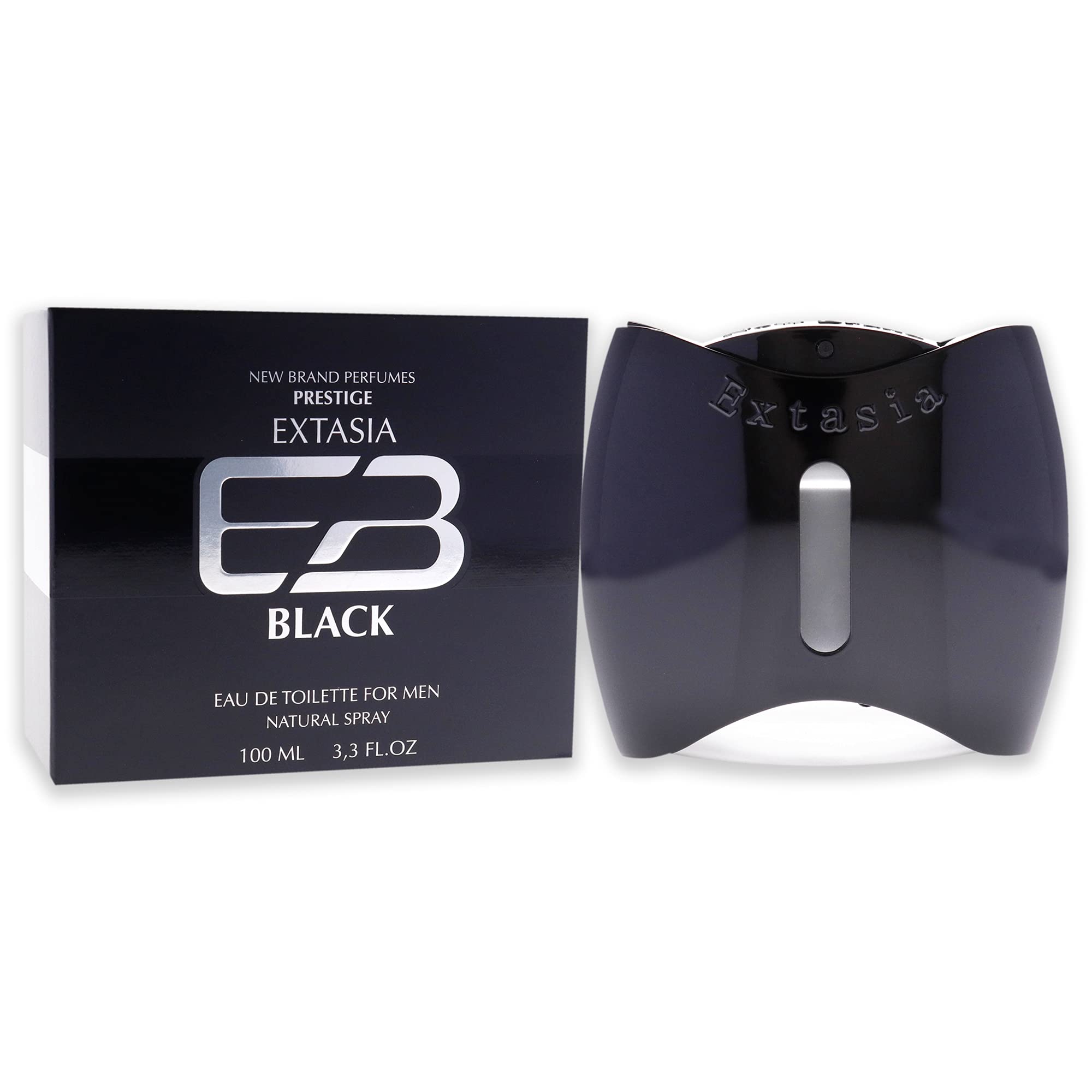 Foto 4 pulgar | Perfume New Brand Extasia Black Edt En Aerosol Para Hombre, 100 Ml - Venta Internacional.