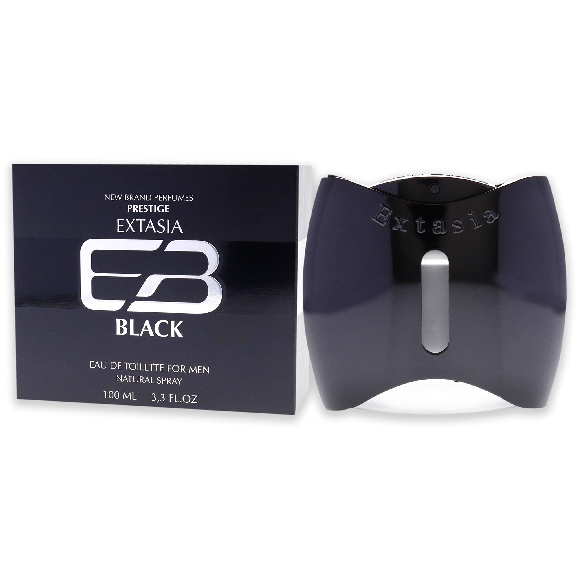 Foto 5 pulgar | Perfume New Brand Extasia Black Edt En Aerosol Para Hombre, 100 Ml - Venta Internacional.