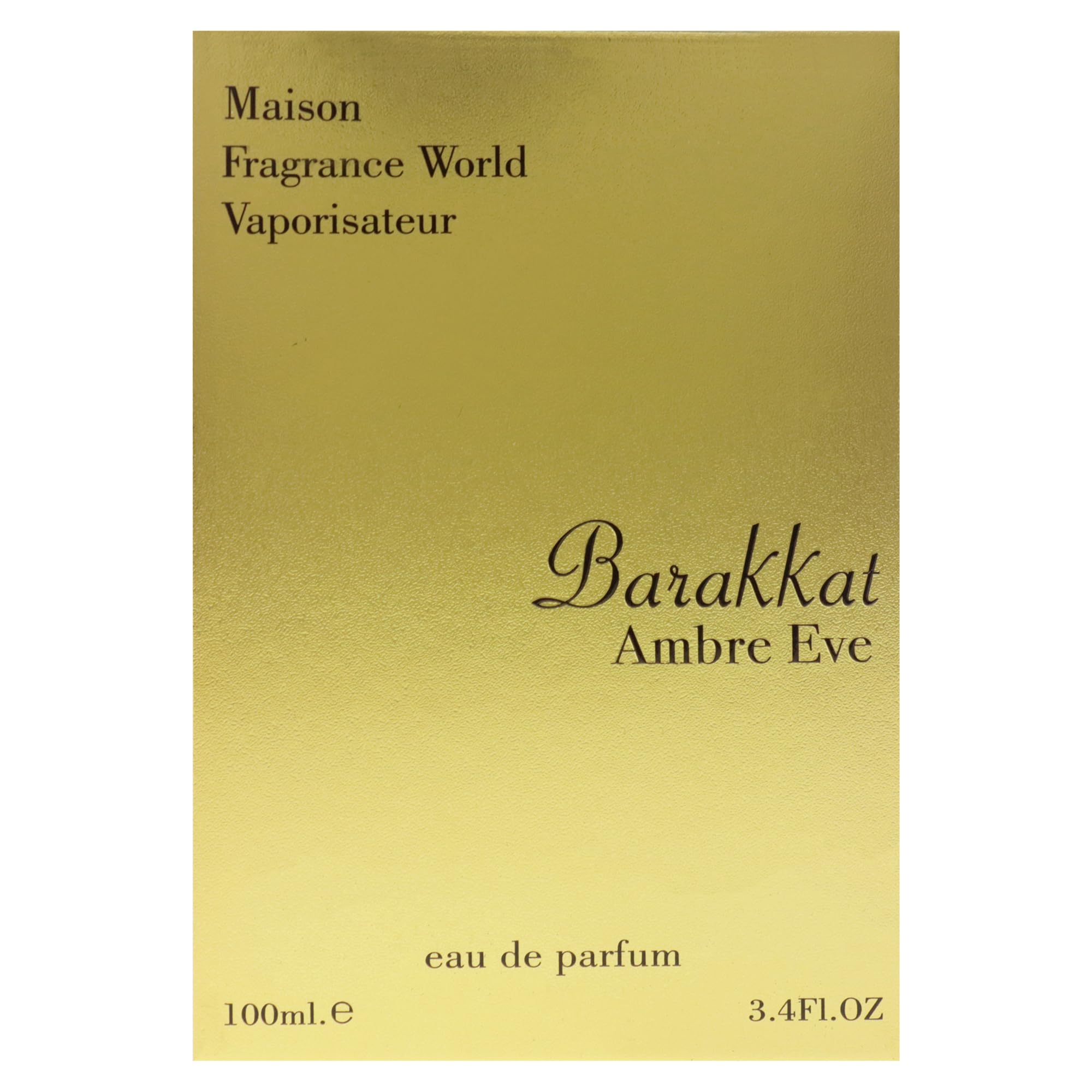 Foto 6 pulgar | Perfume Fragrance World Maison Barakkat Amber Eve Eau de Parfum 100 ml - Venta Internacional