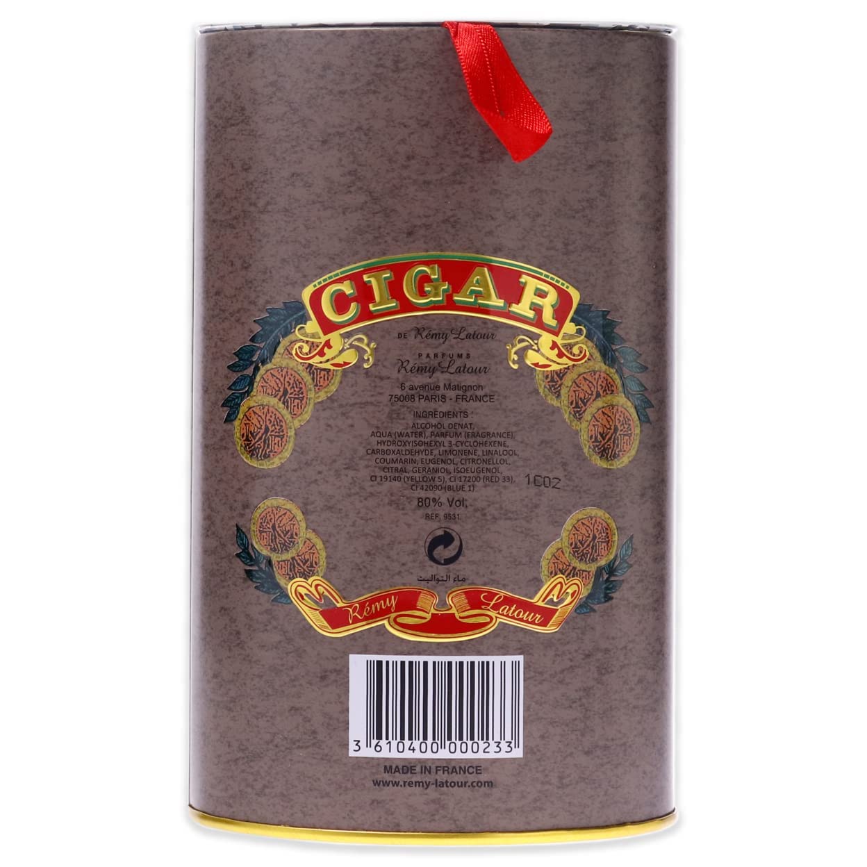 Foto 5 pulgar | Perfume Remy Latour Cigar Eau De Toilette, 100 Ml, Para Hombre - Venta Internacional.