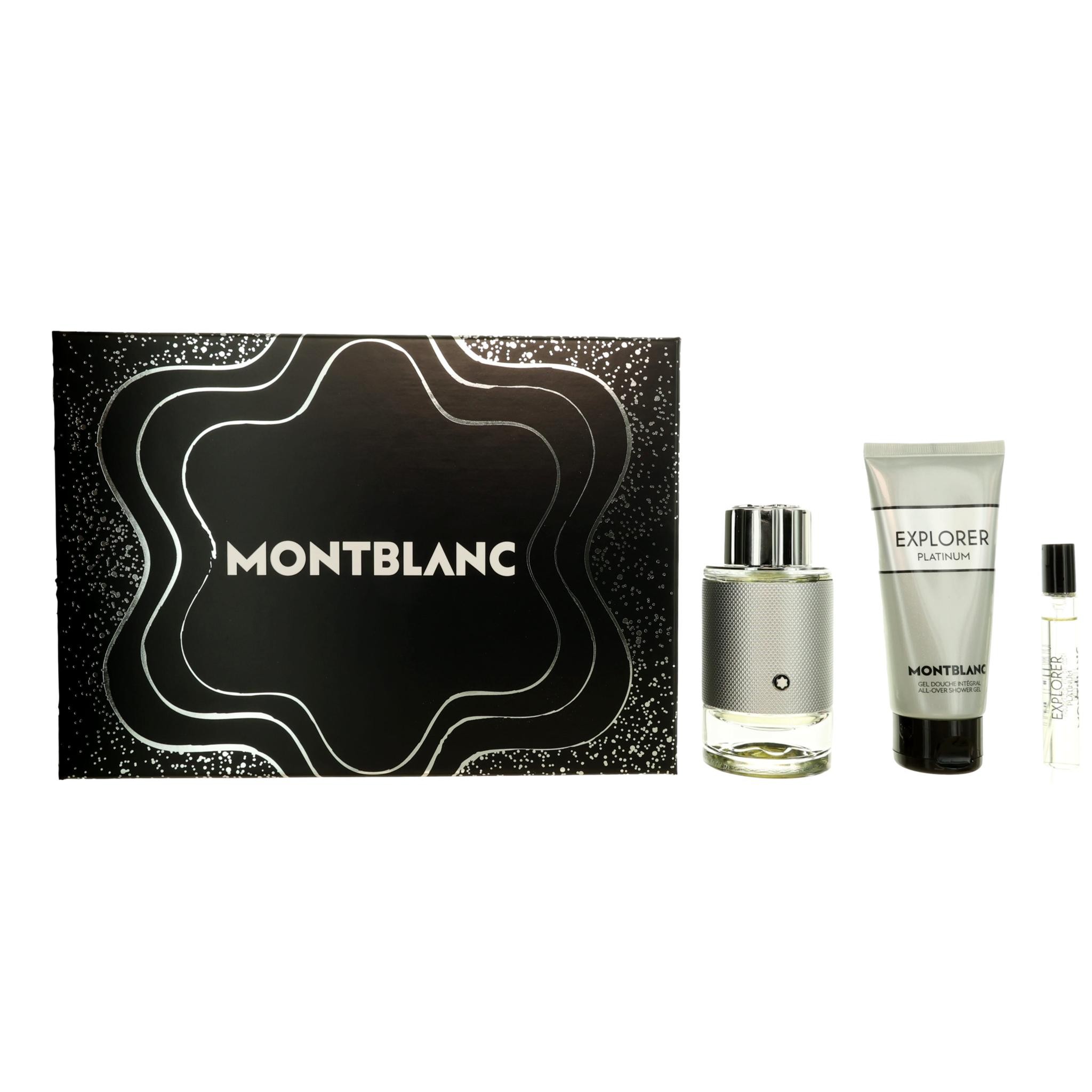 Set De Perfume Mont Blanc Explorer Platinum Para Hombre 100ml - Venta Internacional.