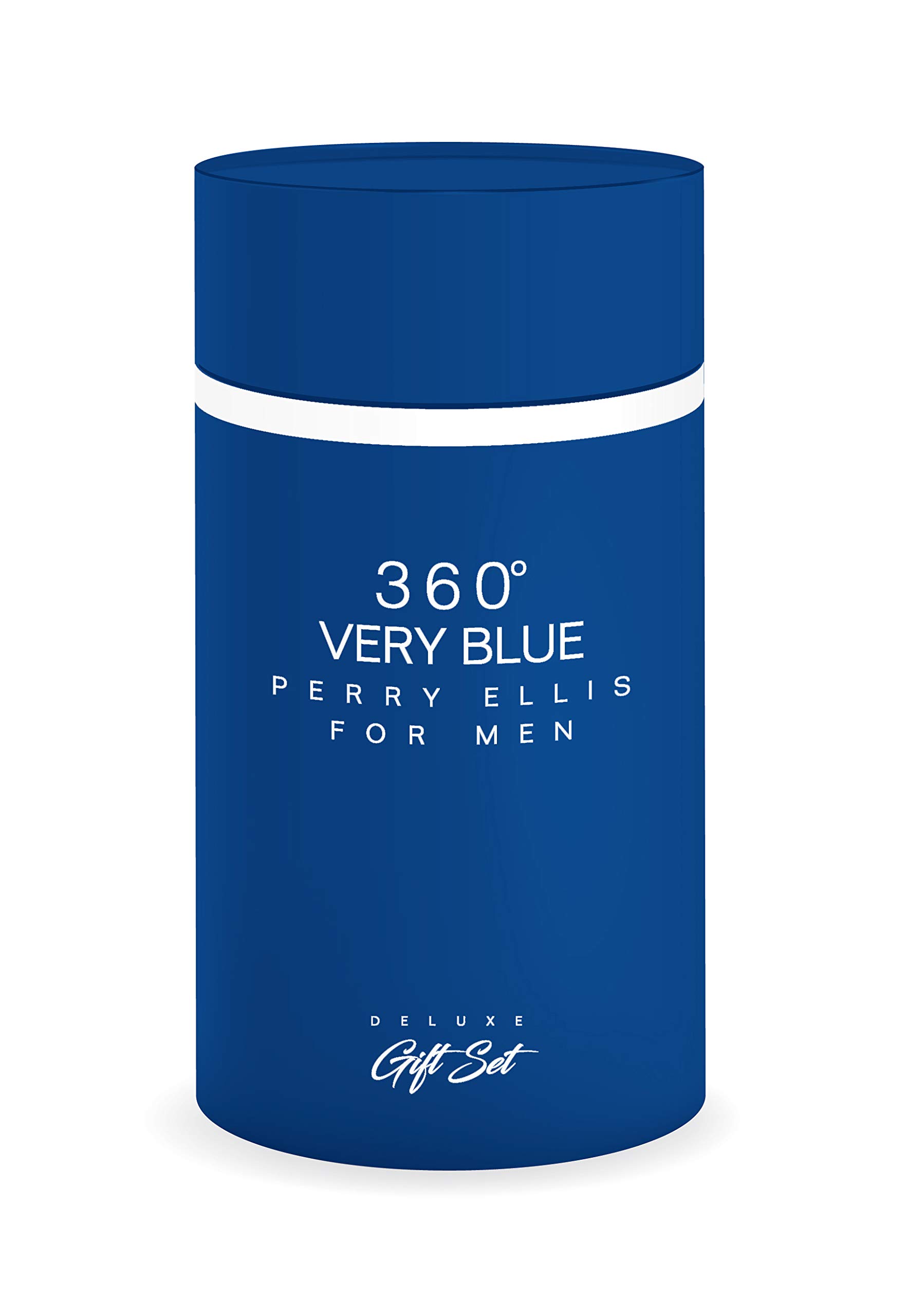 Perfume Perry Ellis 360 Very Blue Para Hombre, 100 Ml, Regalo De 3 Piezas - Venta Internacional.
