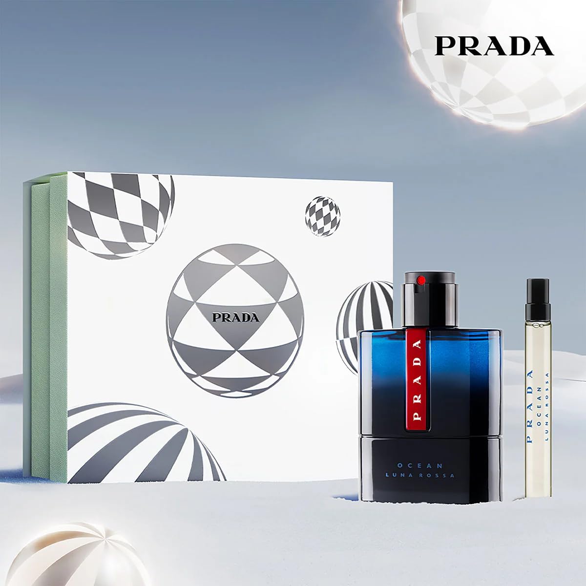 Foto 3 pulgar | Set De Regalo Perfume Luna Rossa Ocean De Prada Para Hombre, 100 Ml + 10 Ml - Venta Internacional.