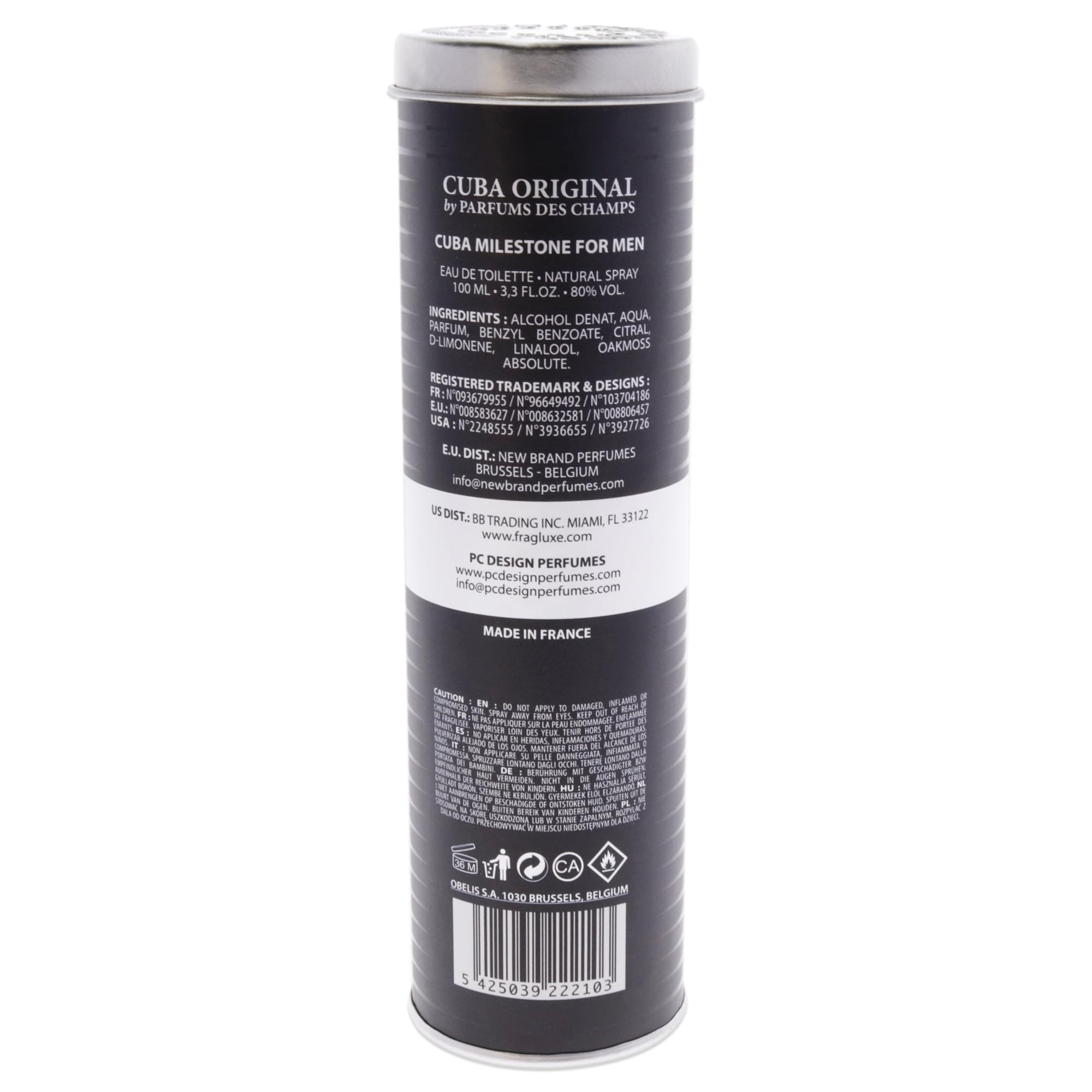 Foto 4 | Perfume Cuba Milestone Eau De Toilette 100 Ml Para Hombre - Venta Internacional.