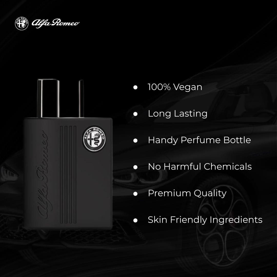 Foto 3 pulgar | Perfume Alfa Romeo Black Edt En Aerosol Para Hombre, 125 Ml - Venta Internacional.