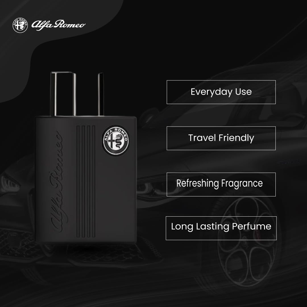 Foto 3 | Perfume Alfa Romeo Black Edt En Aerosol Para Hombre, 125 Ml - Venta Internacional.