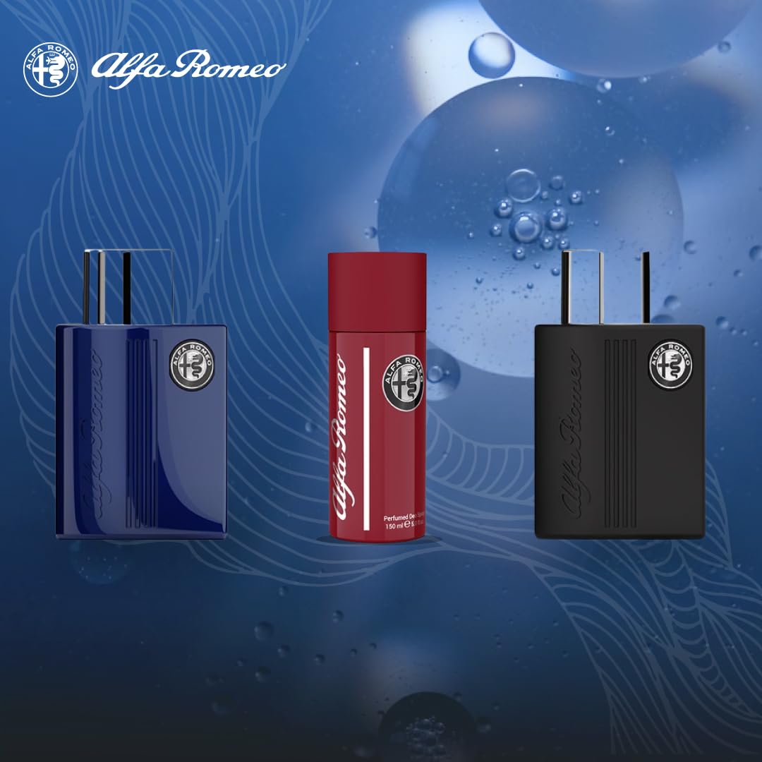 Foto 7 pulgar | Perfume Alfa Romeo Black Edt En Aerosol Para Hombre, 125 Ml - Venta Internacional.
