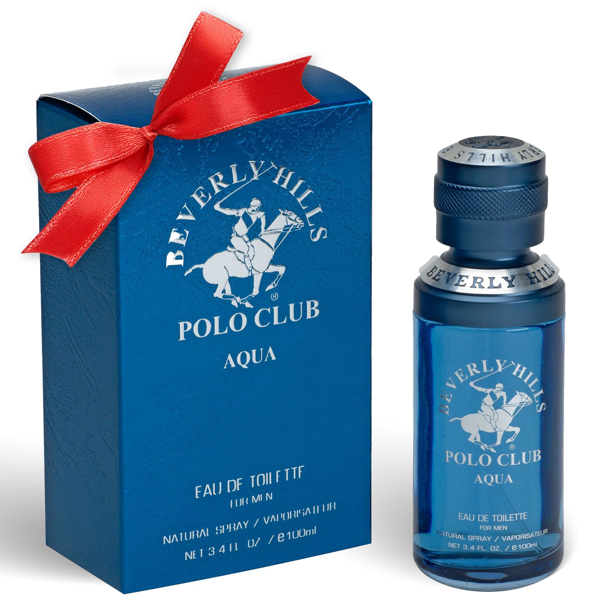 Perfume Beverly Hills Polo Club Aqua Eau De Toilette 100 Ml M - Venta Internacional.