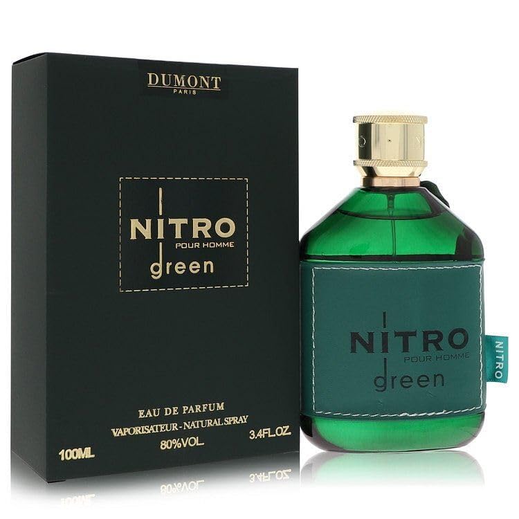 Perfume Dumont Nitro Green Eau De Parfum 100 Ml Para Hombre - Venta Internacional.