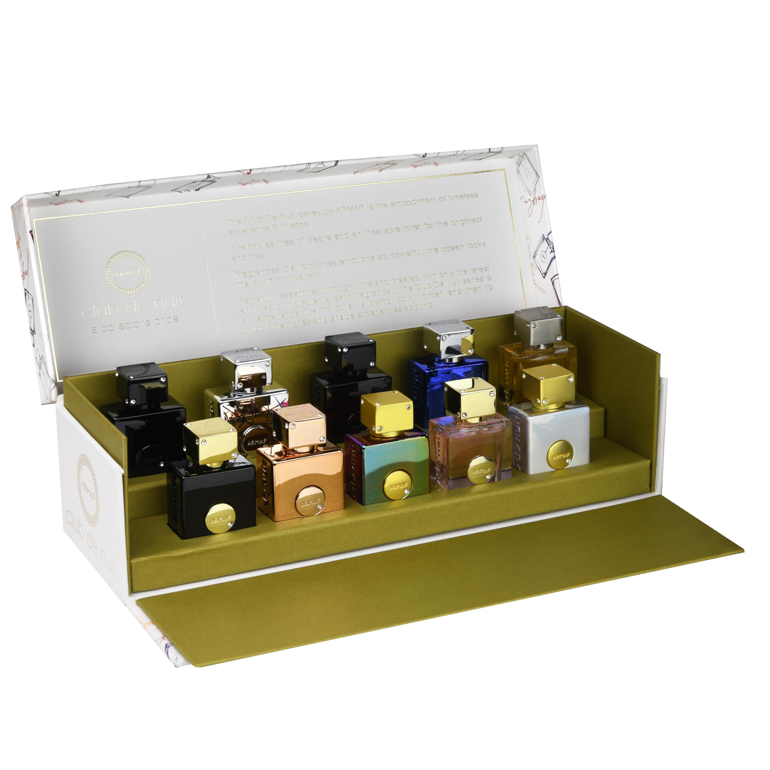 Foto 5 pulgar | Set De Perfume Armaf Club De Nuit Parfum 10 Mini 5 Ml Para Hombre Y Mujer - Venta Internacional.