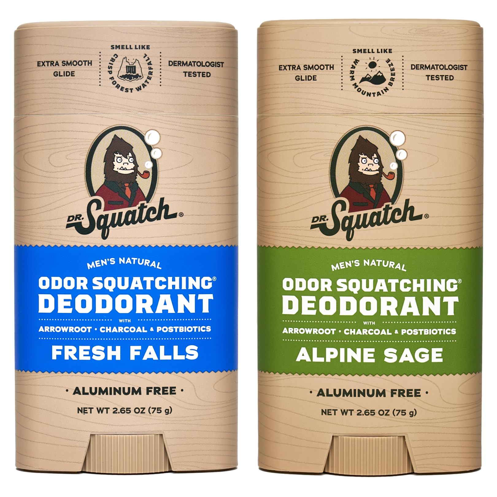 Desodorante Dr. Squatch Natural Odor-squatching Para Hombre, 150 Ml, Paquete De 2 - Venta Internacional.
