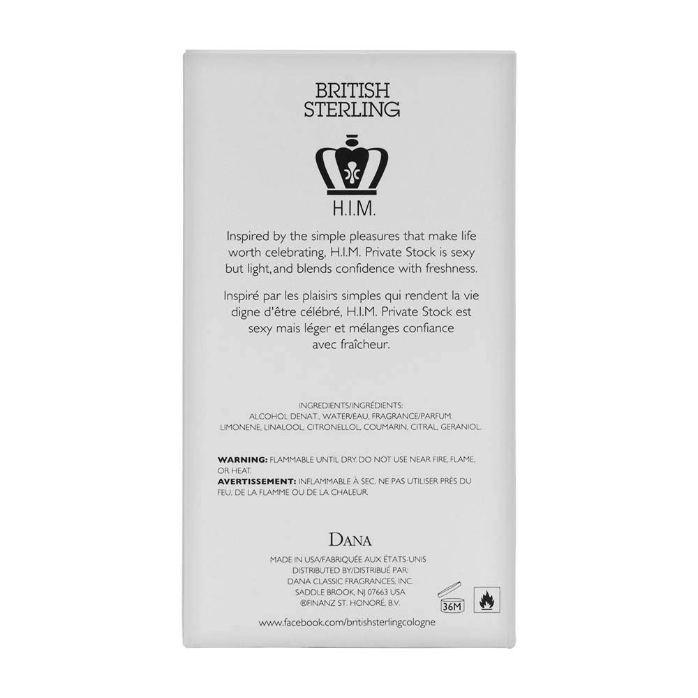 Foto 3 pulgar | Perfume Dana British Sterling Him Private Stock 112 Ml Para Hombre - Venta Internacional.