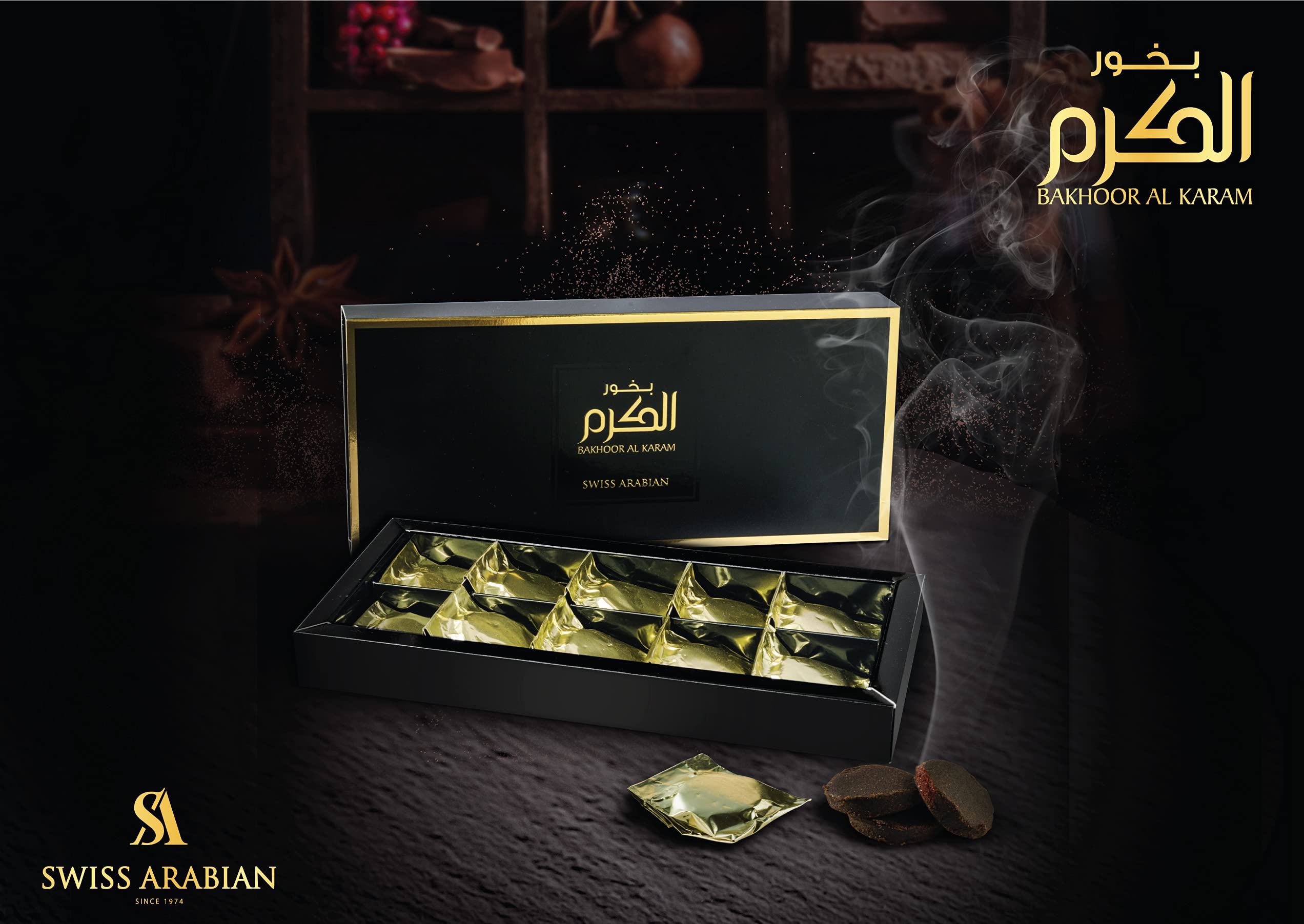 Foto 5 pulgar | Inicio > Fragancia > Incienso De Arabia Suiza > Bakhoor Al Karam, 55 Ml - Venta Internacional.