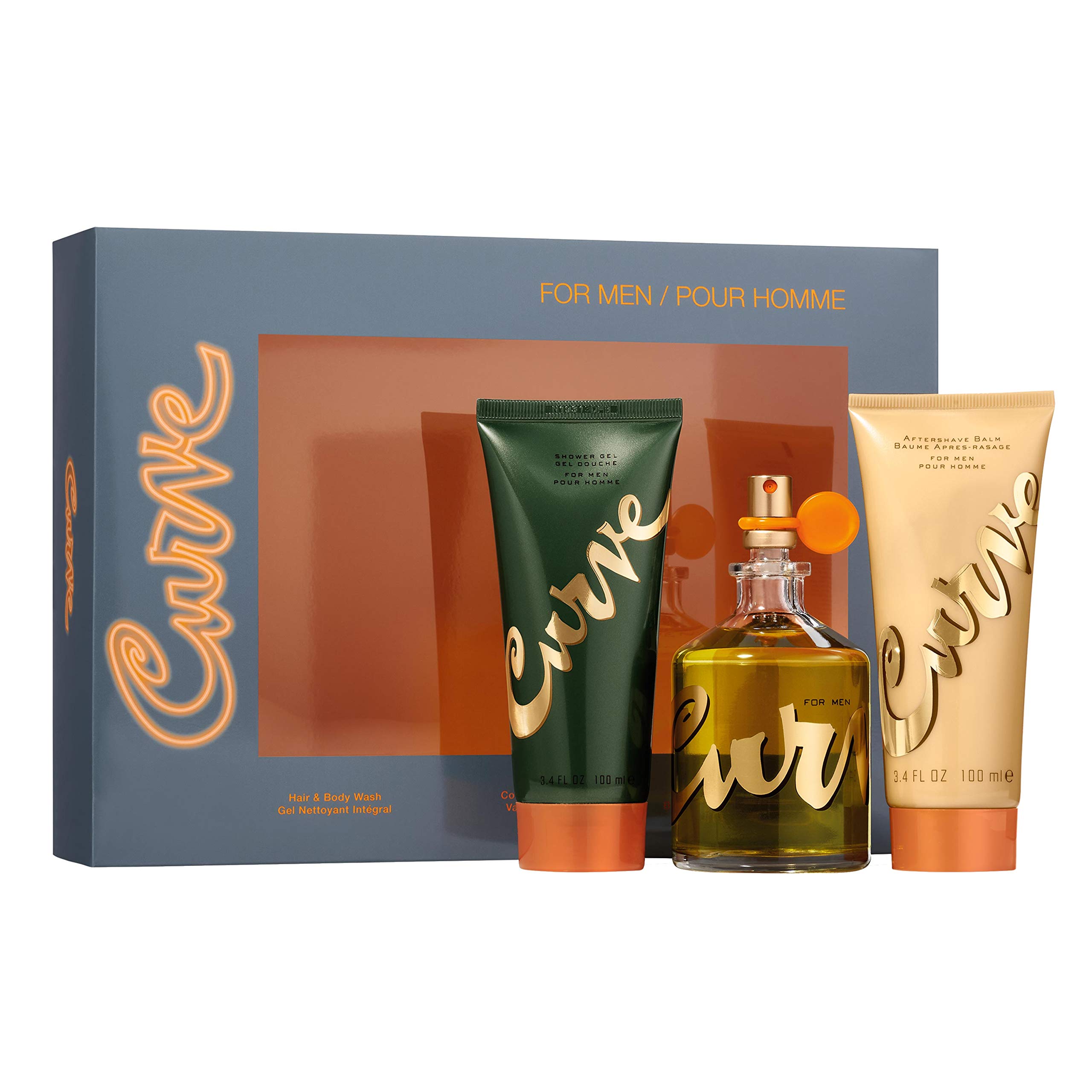 Foto 3 pulgar | Set De Perfume De Regalo Curve Para Hombre, Colonia De 125 Ml Con Gel De Baño Y Cabello - Venta Internacional.