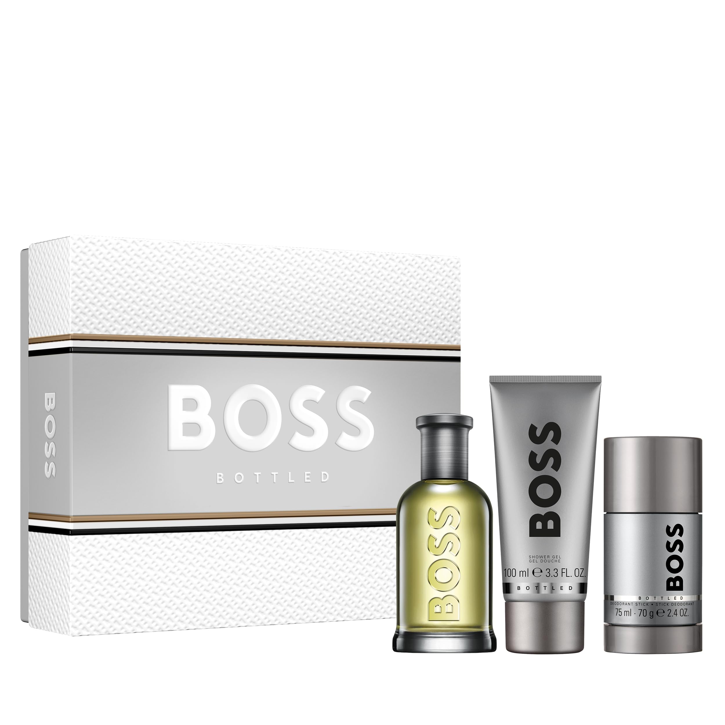 Foto 2 pulgar | Eau De Toilette En Botella De Perfume Hugo Boss, 3 Unidades Set De Regalo Para Hombre - Venta Internacional.
