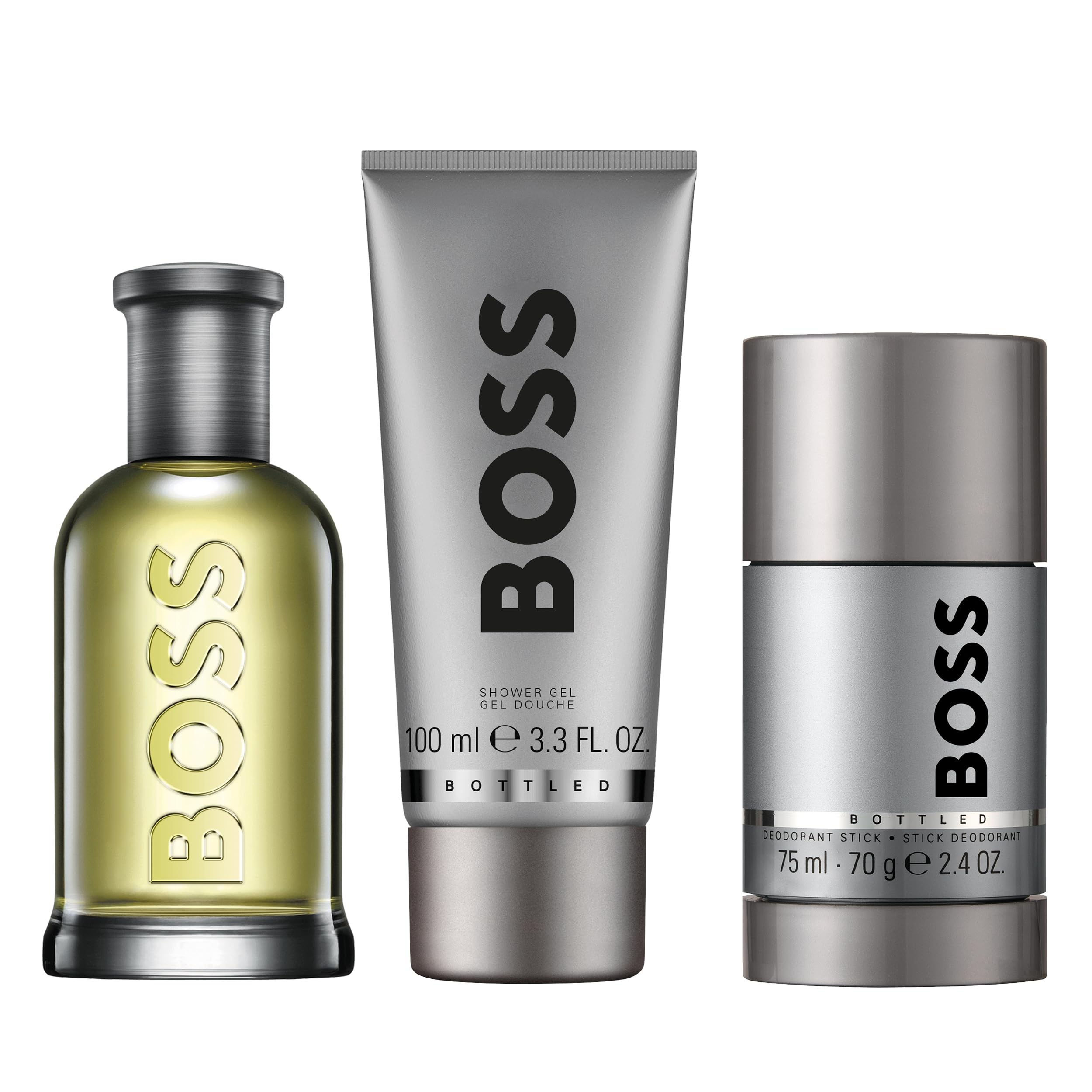 Foto 3 pulgar | Eau De Toilette En Botella De Perfume Hugo Boss, 3 Unidades Set De Regalo Para Hombre - Venta Internacional.