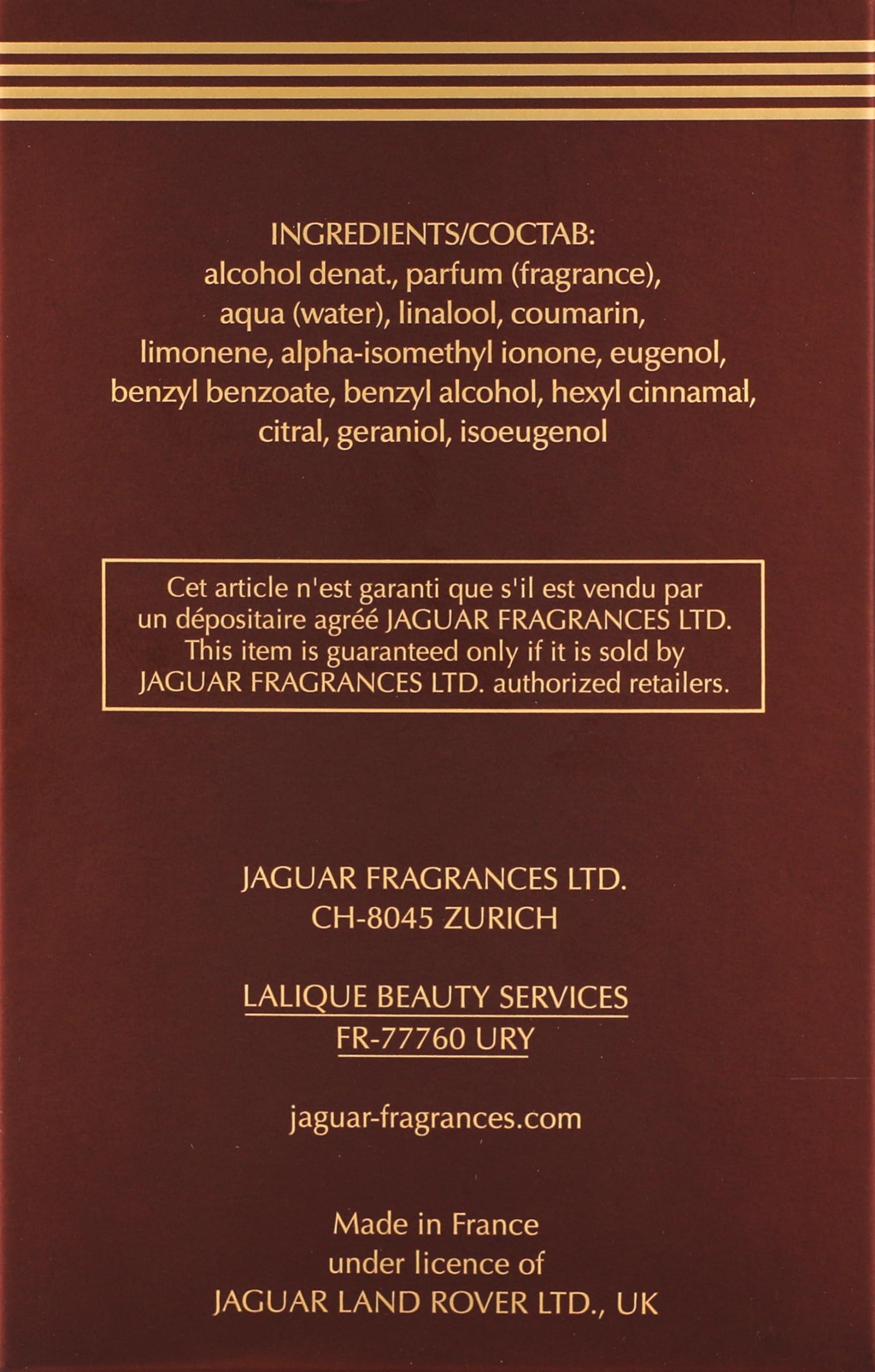 Foto 4 pulgar | Perfume Jaguar Oud Eau De Parfum 100 Ml Para Hombre - Venta Internacional.