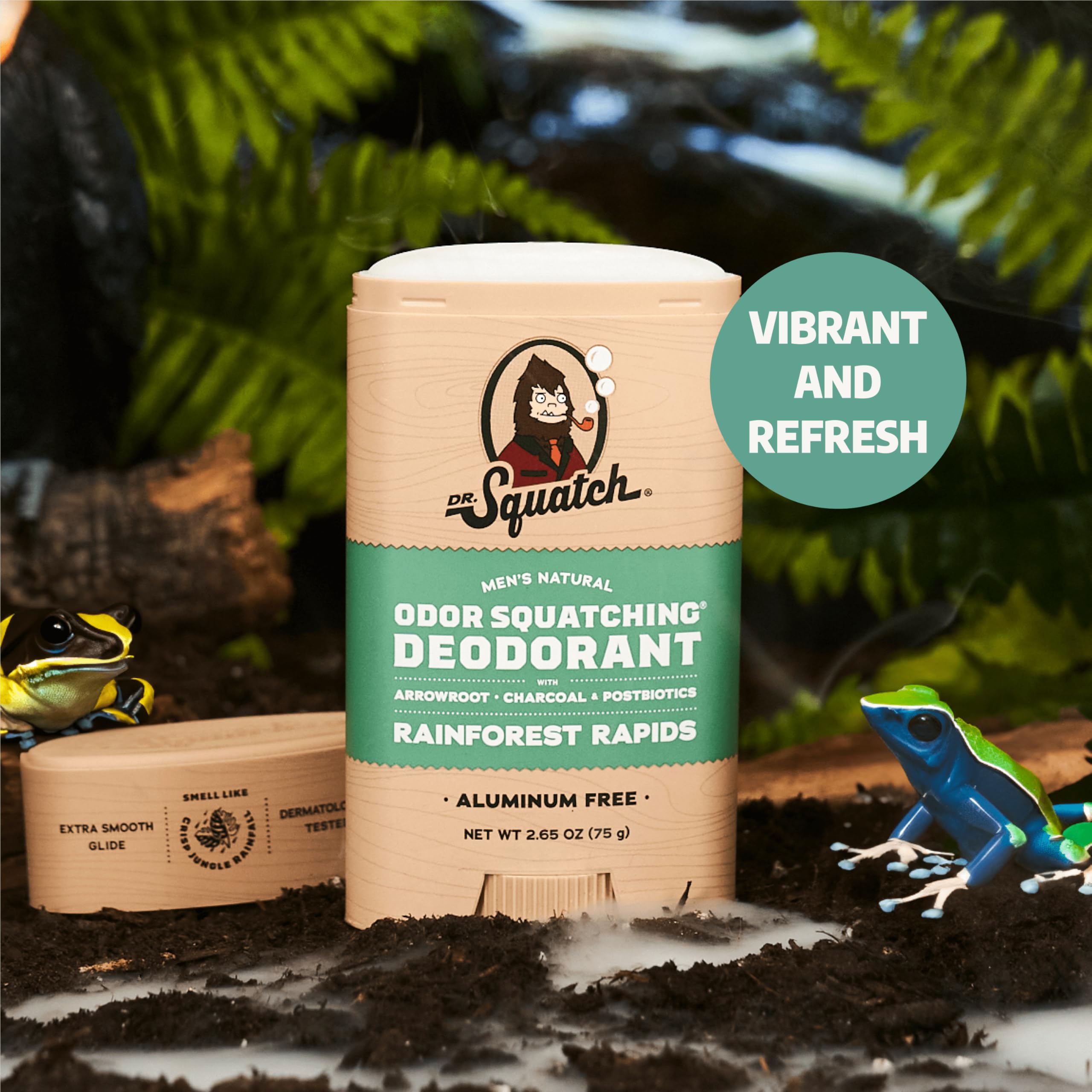 Foto 4 pulgar | Desodorante Dr. Squatch Natural Rainforest Rapids De 80 Ml Para Hombre, Paquete De 3 - Venta Internacional.