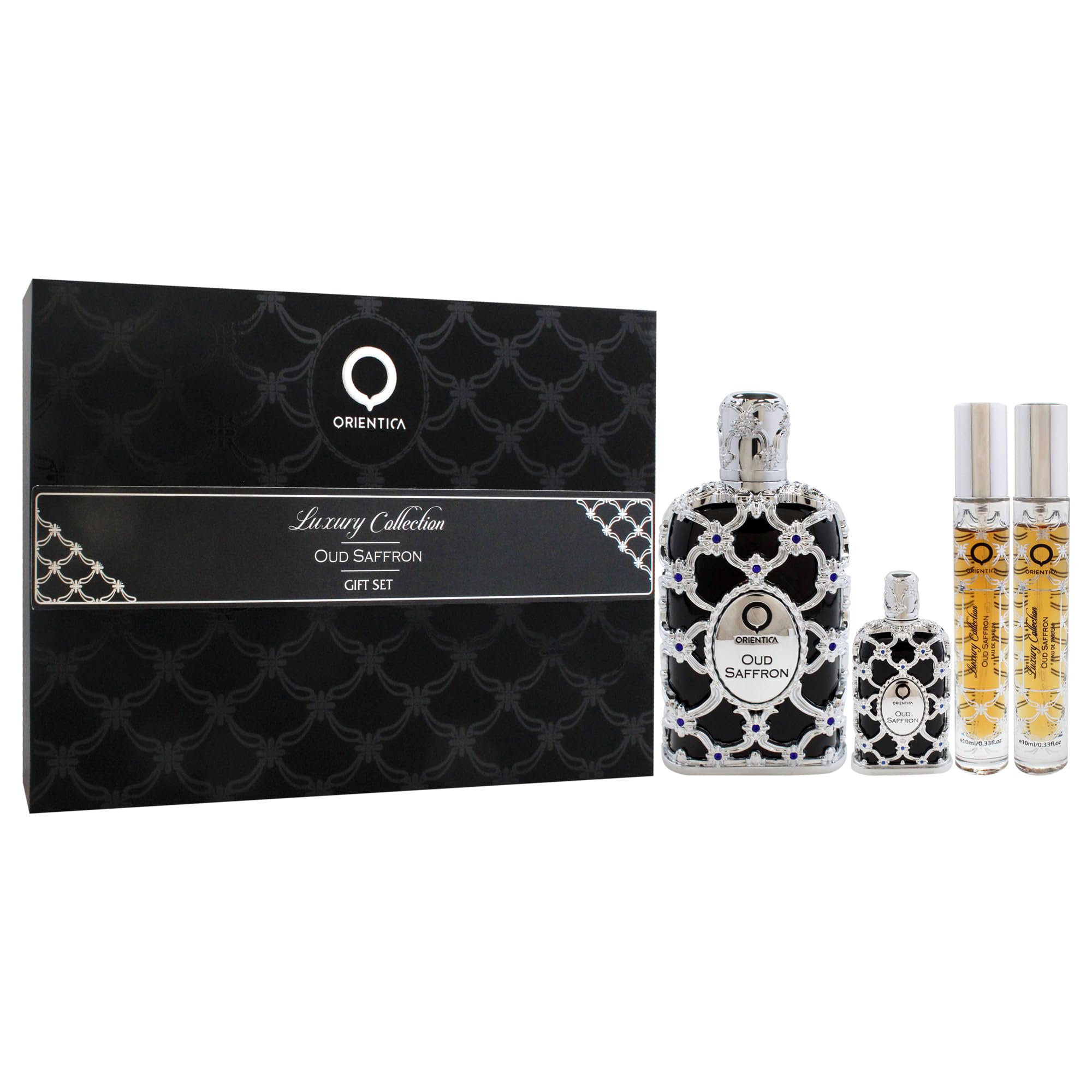 Foto 3 | Set De Regalo Perfume Orientica Oud Saffron Para Hombre, 80 Ml, 4 Piezas - Venta Internacional.
