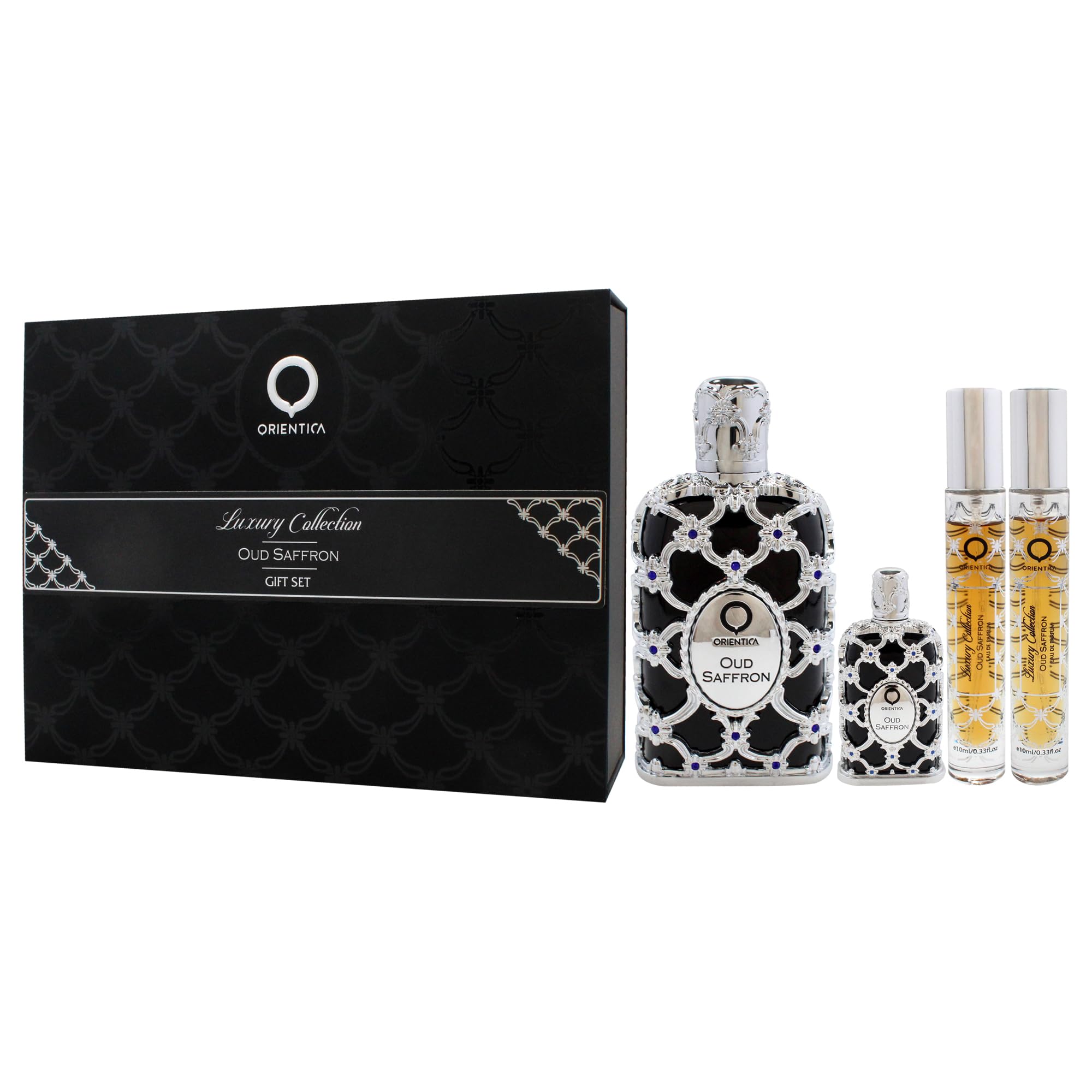 Foto 5 pulgar | Set De Regalo Perfume Orientica Oud Saffron Para Hombre, 80 Ml, 4 Piezas - Venta Internacional.