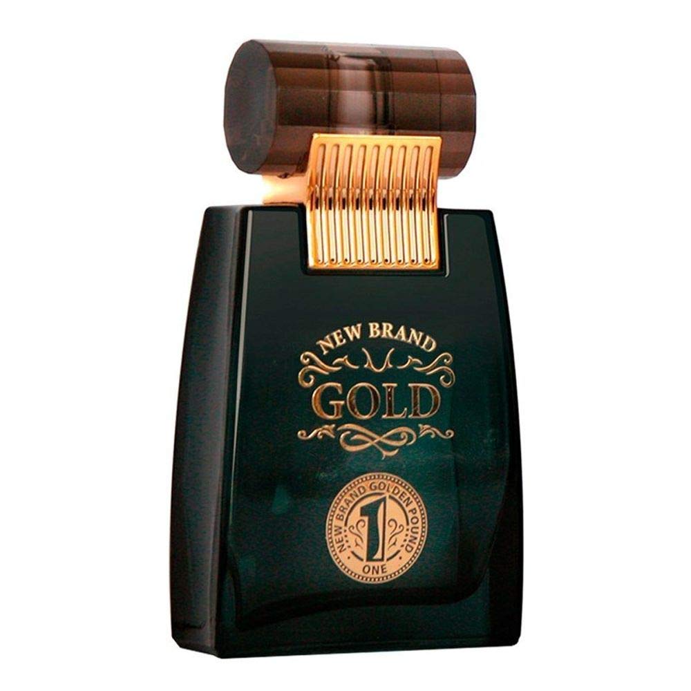 Perfume New Brand Gold Edt En Aerosol Para Hombre, 100 Ml - Venta Internacional.