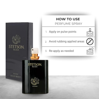 Foto 4 | Perfume Stetson Black Cologne Para Hombre, 100 Ml, En Aerosol - Venta Internacional.