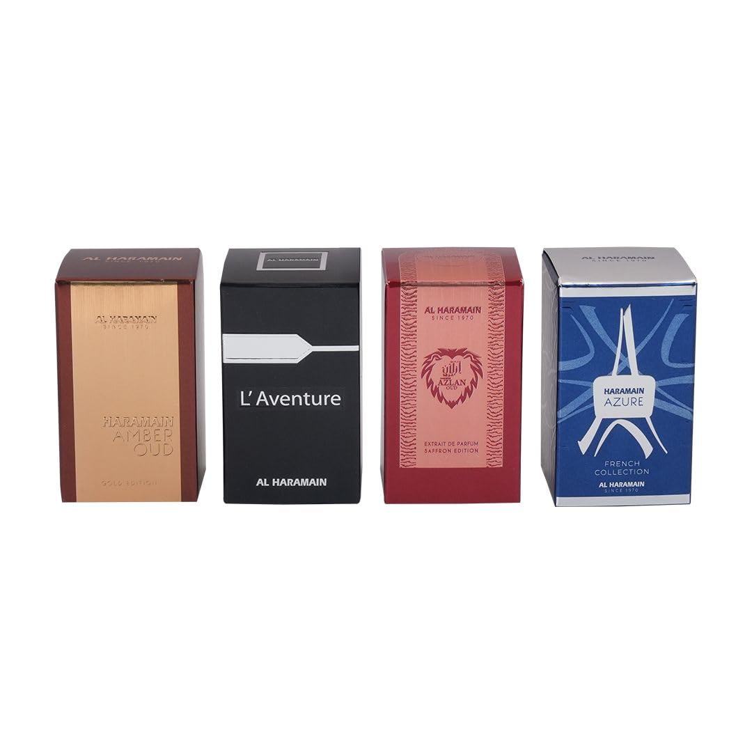 Set Fragrance Discovery Al Haramain De 4 X 10 Ml Para Hombre Y Mujer - Venta Internacional.