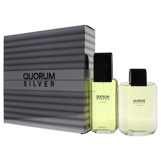 Foto 3 | Set de Perfume Antonio Puig Quorum Silver Eau de Toilette 2 Piezas - Venta Internacional